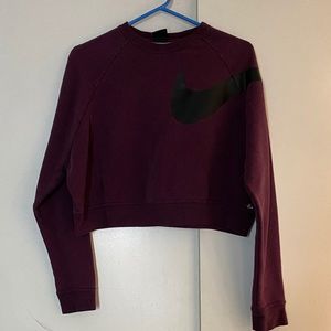 Nike cropped sweatshirt